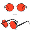 Retro Round Metal Sunglasses with UV400 Protection