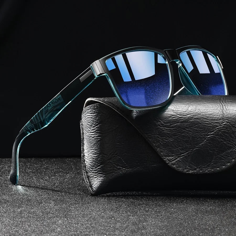 Classic Square Sunglasses for Men and Women – UV Protection & Lightweight Comfort