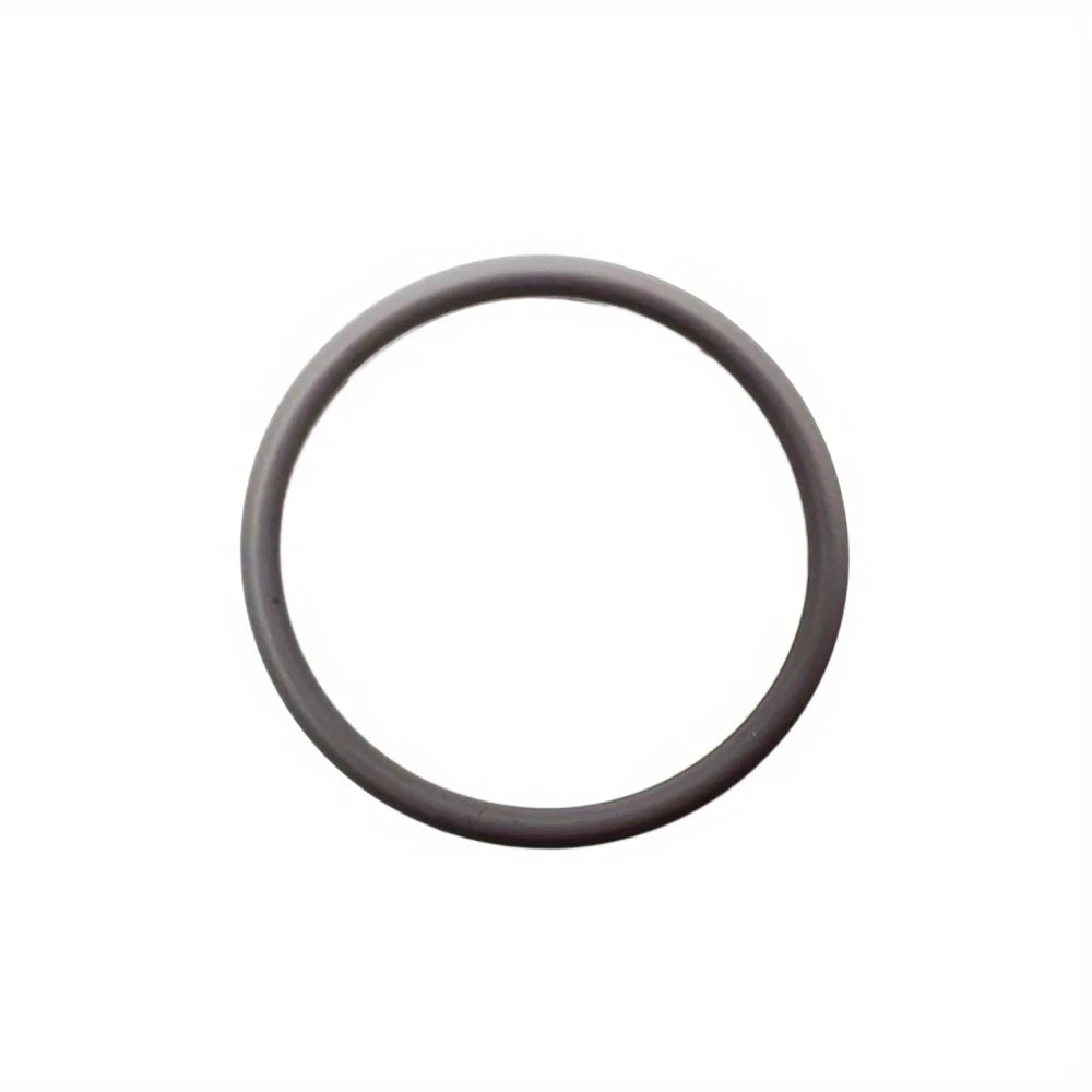 A smooth, gray silicone strap used as a patella stabilizer knee brace.