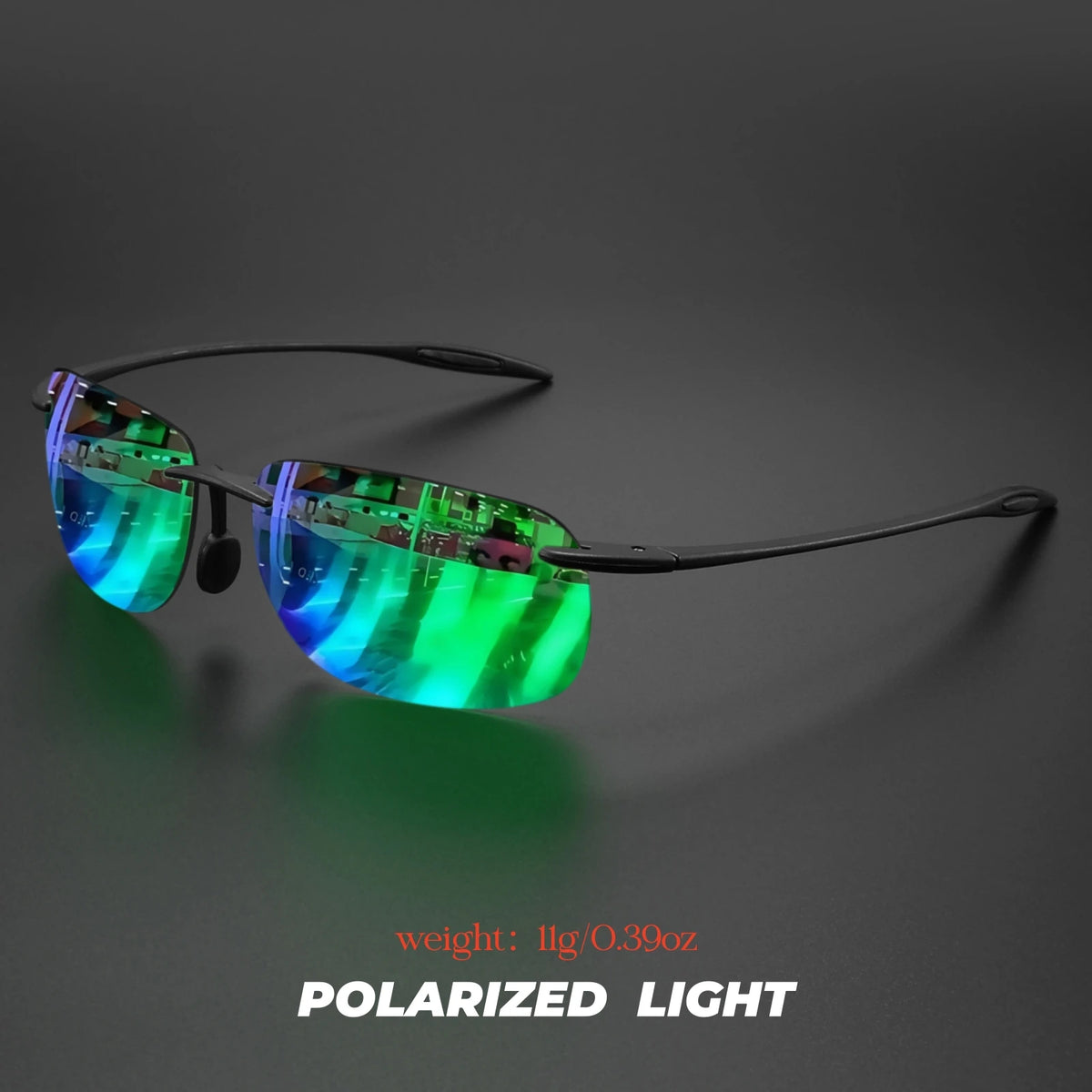 Ultra-Light TR90 Frameless Polarized Sunglasses