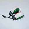 Mini PU-Leder-Boxhandschuh Schlüsselanhänger mit den Farben der italienischen Flagge grün, weiß und rot