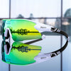 Polarized Sport Sunglasses with 3 Interchangeable Lenses