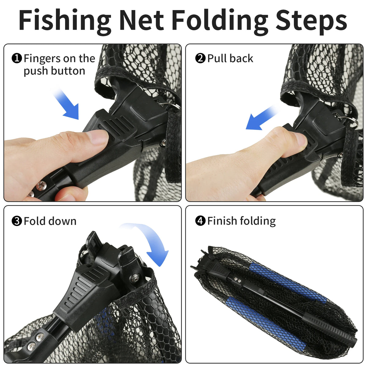 Aluminum Alloy Telescoping Fishing Landing Net
