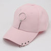 Classic Cotton Cap with Metal Ring Detail
