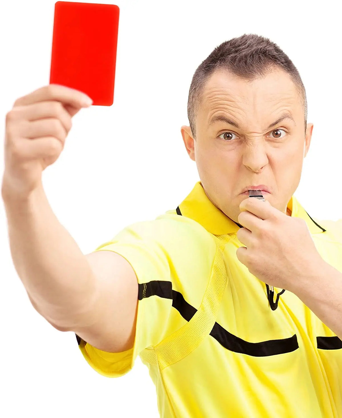 Complete Referee Kit with Whistle, Cards, and Notebook