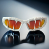 Retro Oval Sunglasses with UV400 Protection