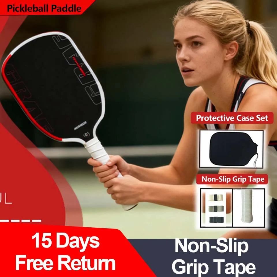 Pro Carbon Pickleball Paddle with Foam Core