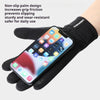 Black non-slip palm design glove protecting a smartphone for daily use