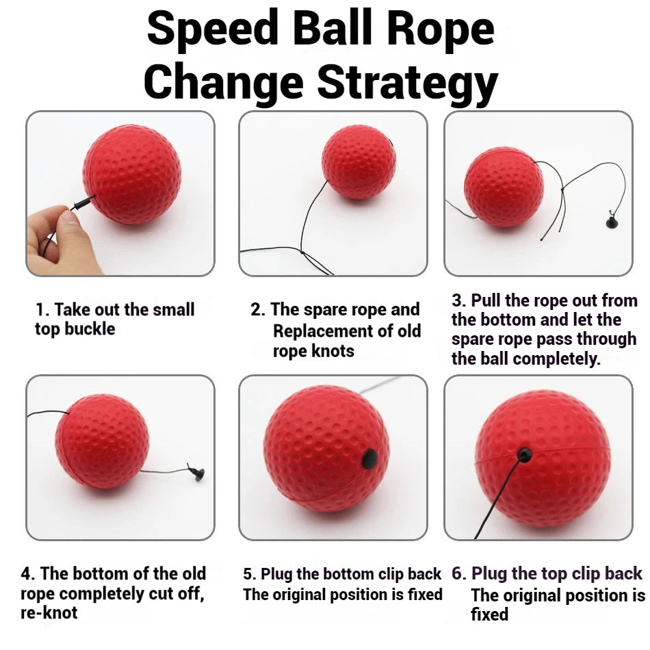 Guide en six étapes pour changer un nœud de corde de balle de vitesse.