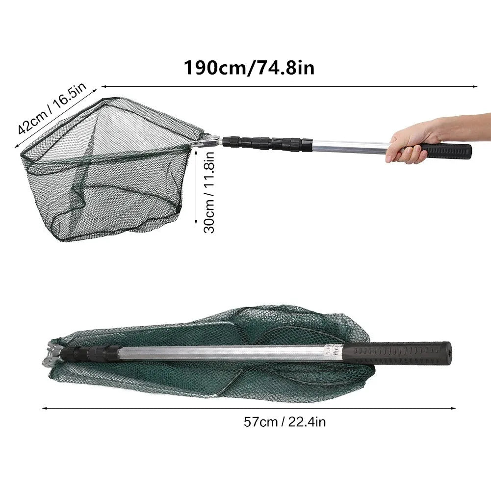 Aluminum Alloy Telescoping Fishing Landing Net