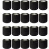 Rolls of black self-adhesive tattoo grip tape for securing tattoos