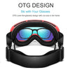 Outdoor Ski Goggles with Protective Case and Anti-Fog Lenses