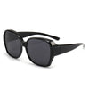 Vintage Oversized UV400 Sunglasses with Fit-Over Design