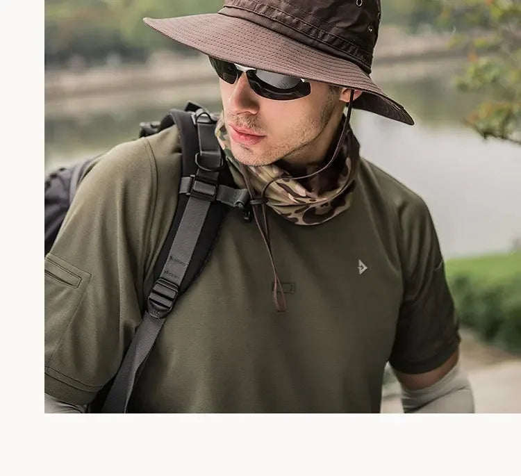 Foldable Waterproof Sun Hat with Wide Brim