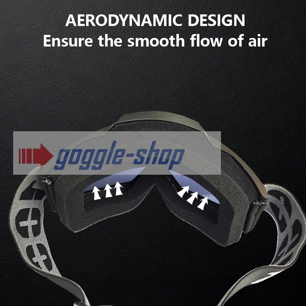 Unisex Outdoor Riding Safety Goggles with Anti-Scratch Lenses