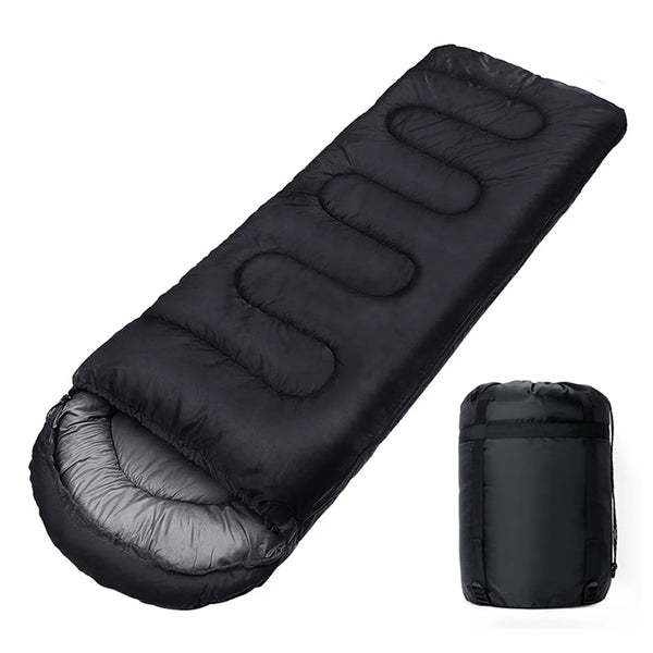 Envelope Cotton Sleeping Bag for 3-Season Camping