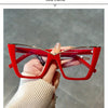 Vintage Cat Eye Glasses with Blue Light Filtering Lenses
