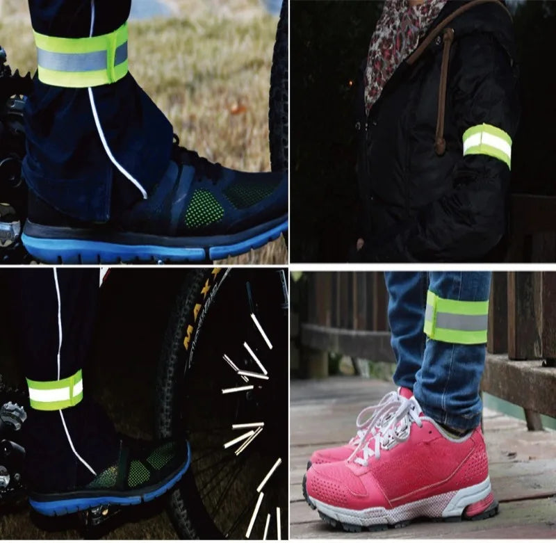 Reflective Wrist and Ankle Bands for Night Safety