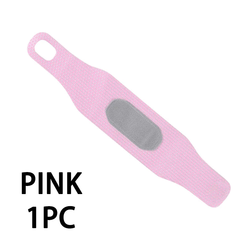 Pink ultra-thin spandex wrist guard with a gray insert for joint support