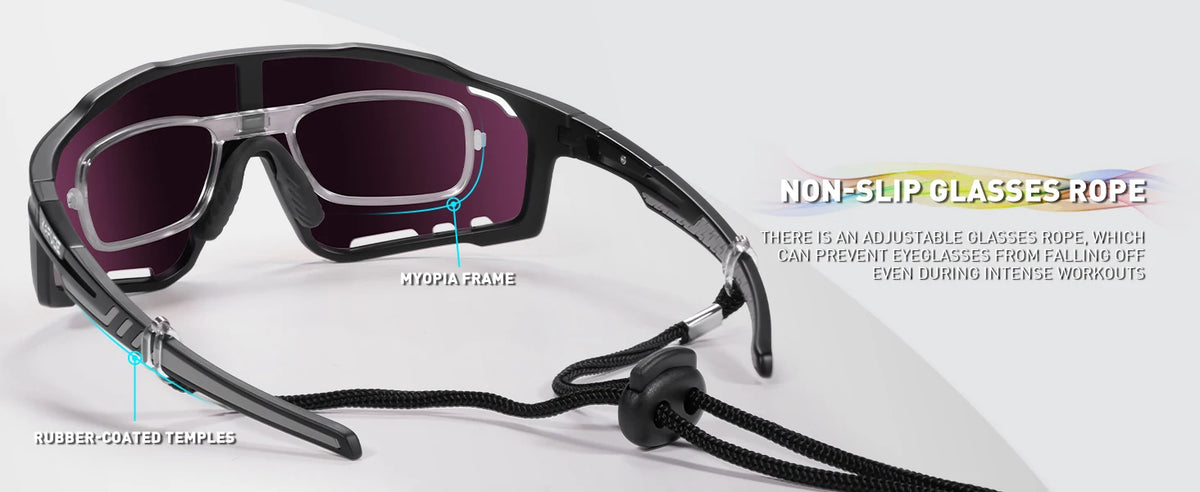 Kapvoe Polarized Cycling Sunglasses with UV400 Protection