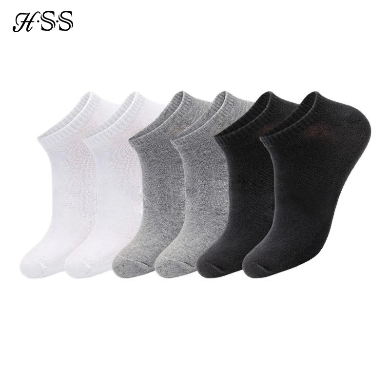 A set of nine women's thin cotton no-show socks in various shades of gray and black.