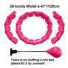 Adjustable Weighted Exercise Hoop for Core and Waist Toning