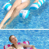 Striped Inflatable Pool Hammock for Adults