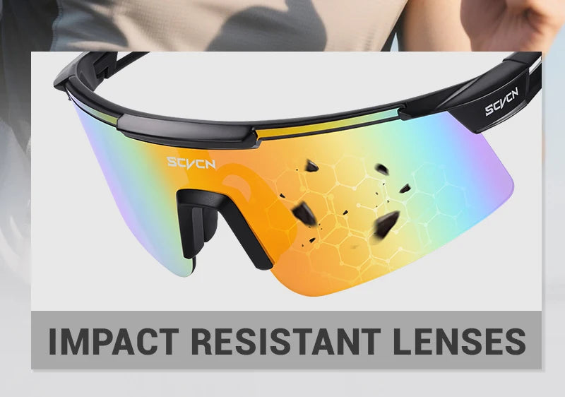 UV400 Performance Cycling Sunglasses with TR-90 Frame