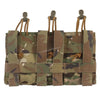 Olive drab tactical magazine pouch designed for plate carriers.