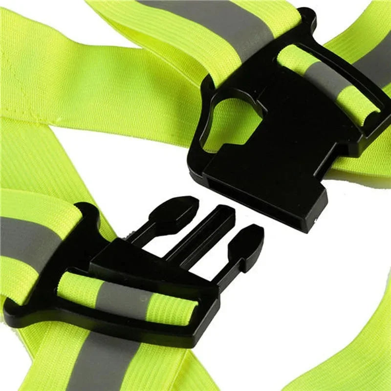 Hi-Vis Reflective Safety Vest for Running, Cycling & Outdoor Work