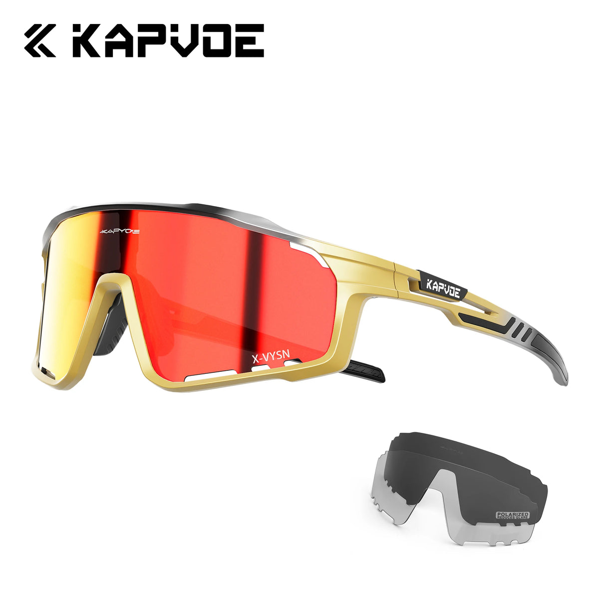 TR90 Cycling Glasses with Interchangeable Lenses for Men and Women