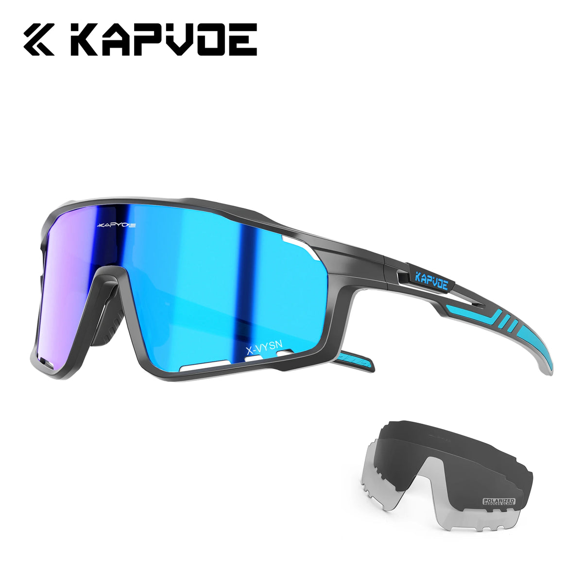 TR90 Cycling Glasses with Interchangeable Lenses for Men and Women