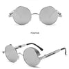 Retro Round Metal Sunglasses with UV400 Protection