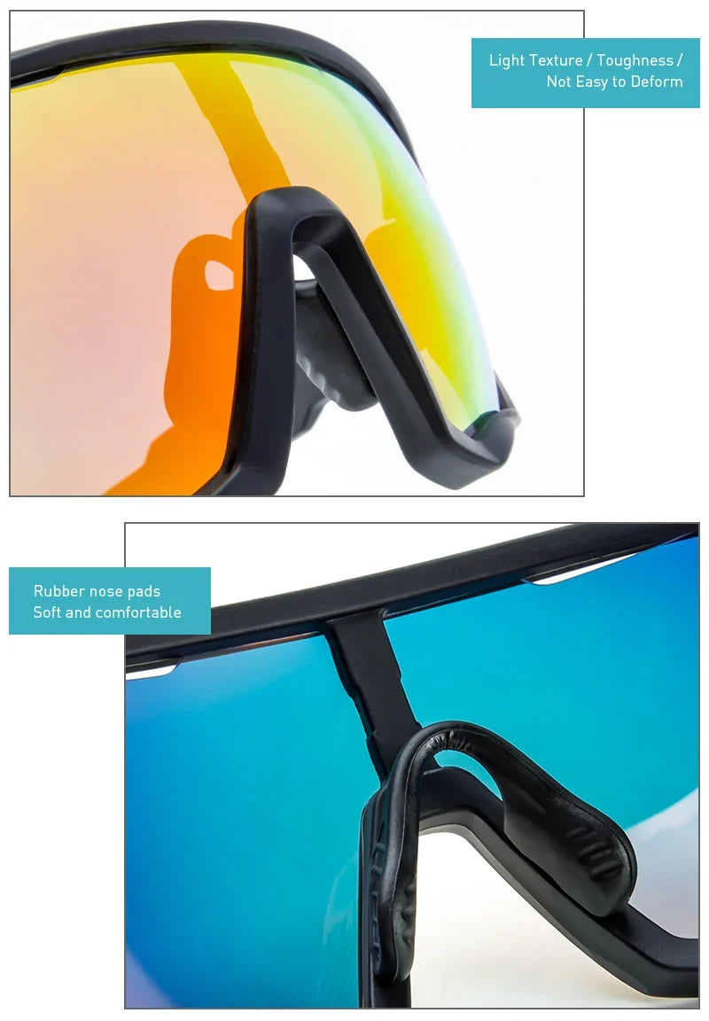 Photochromic Cycling Sunglasses with UV400 Protection