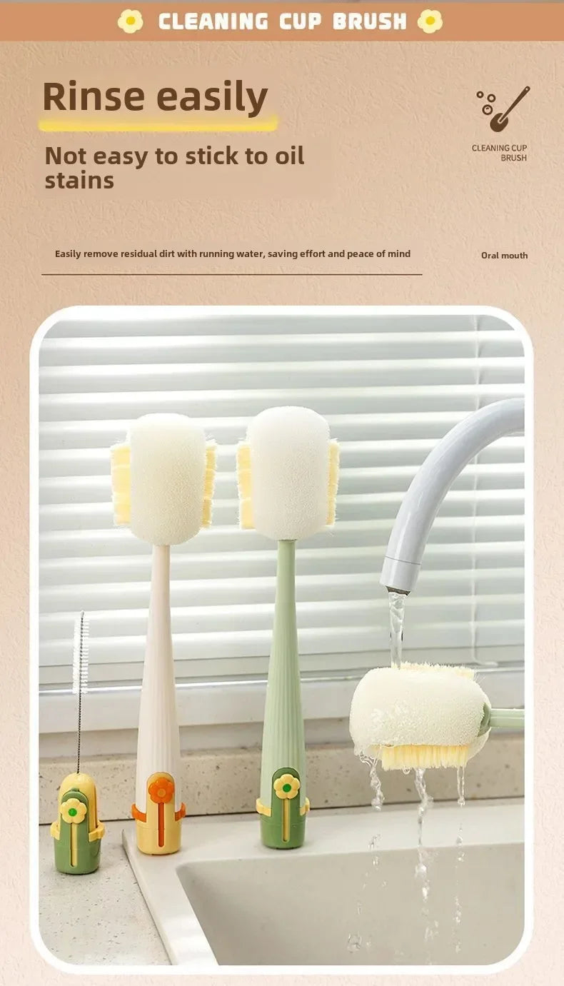 5-in-1 Multifunctional Cup Cleaning Brush Set