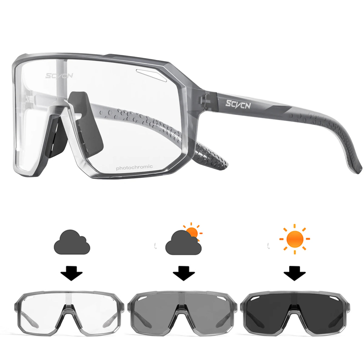 Photochromic Cycling Glasses with UV400 Protection