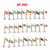 Metal Spinner Fishing Lure Kit (30 Pieces)