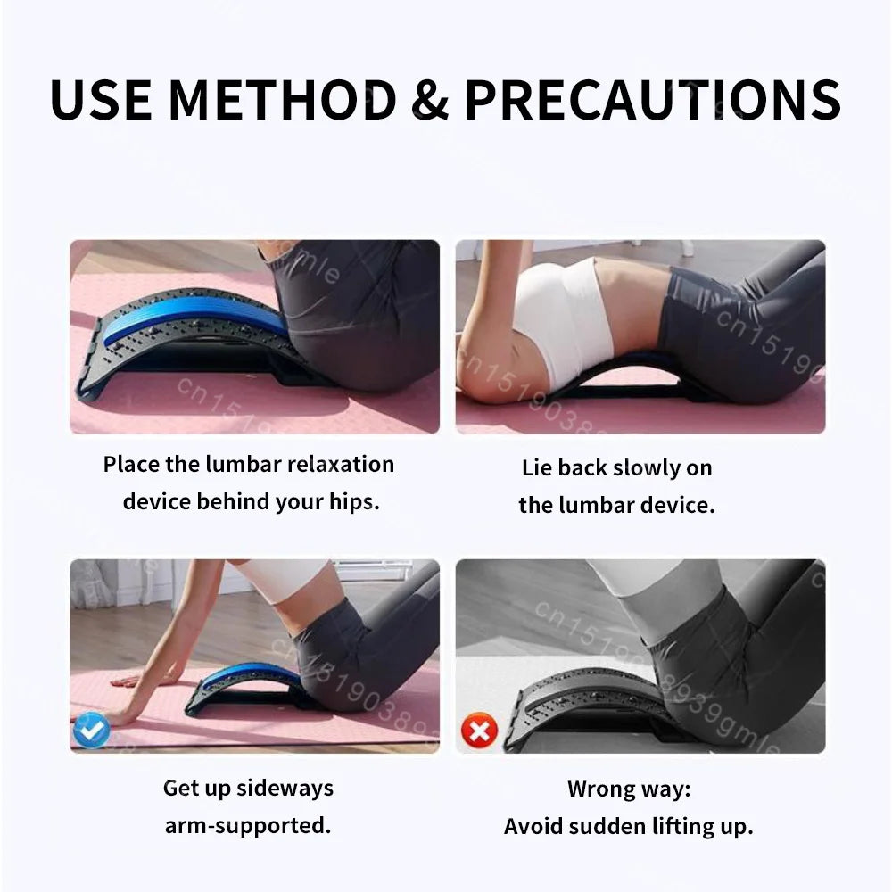 Adjustable Back Stretcher for Spine and Posture Support