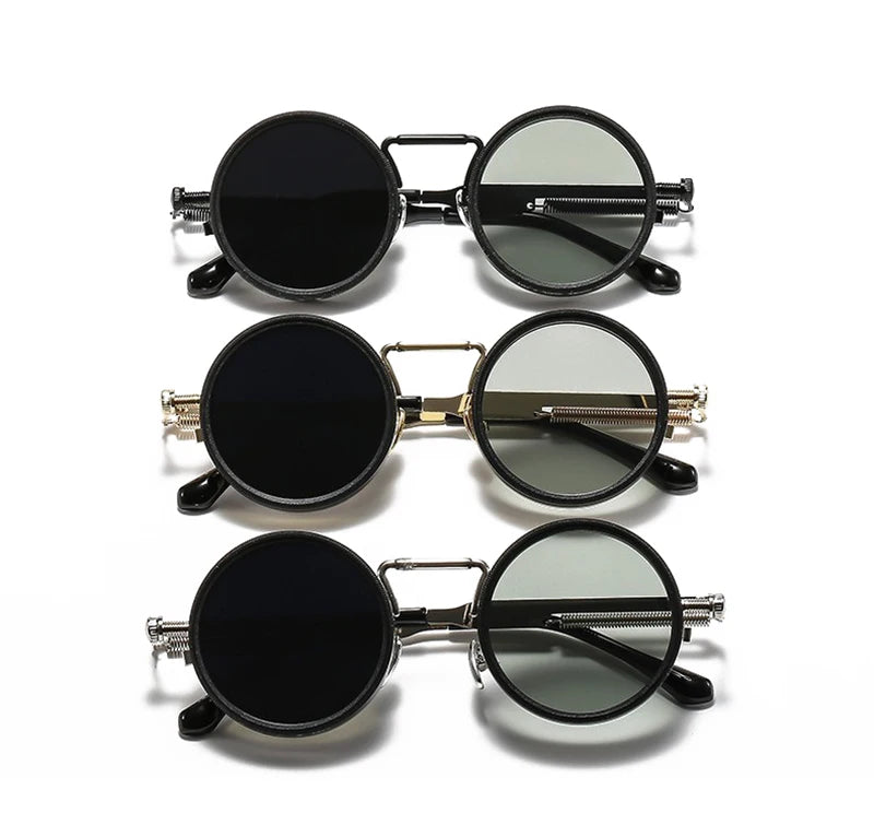 Vintage Round Polarized Sunglasses with UV400 Protection
