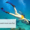 Premium 3-in-1 Snorkeling Set with Panoramic Mask, Dry Snorkel, and Adjustable Fins