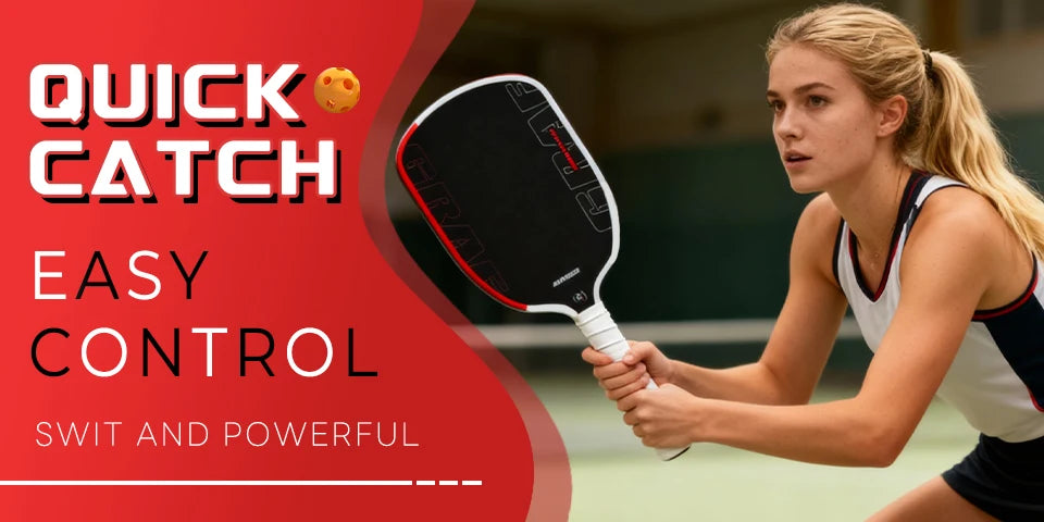 Pro Carbon Pickleball Paddle with Foam Core