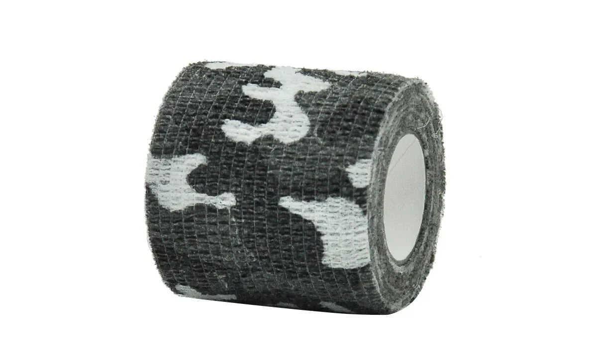 Roll of camouflage elastic wrap tape used for joint support