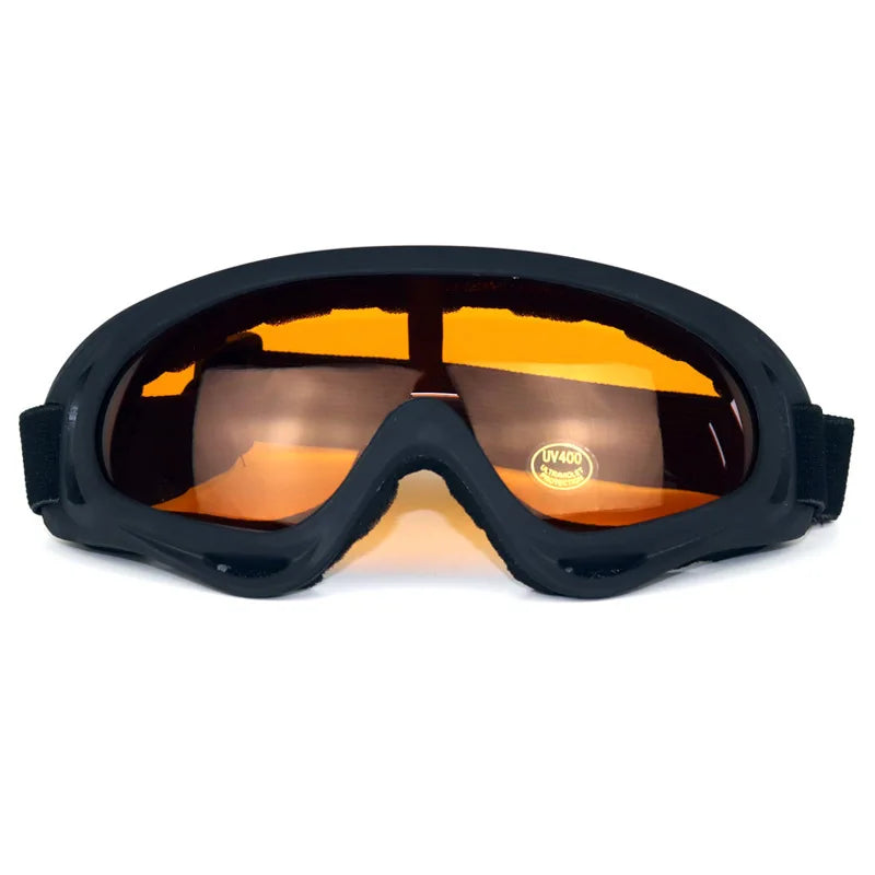 Protective Motorcycle Face Mask with Full-Face Goggles