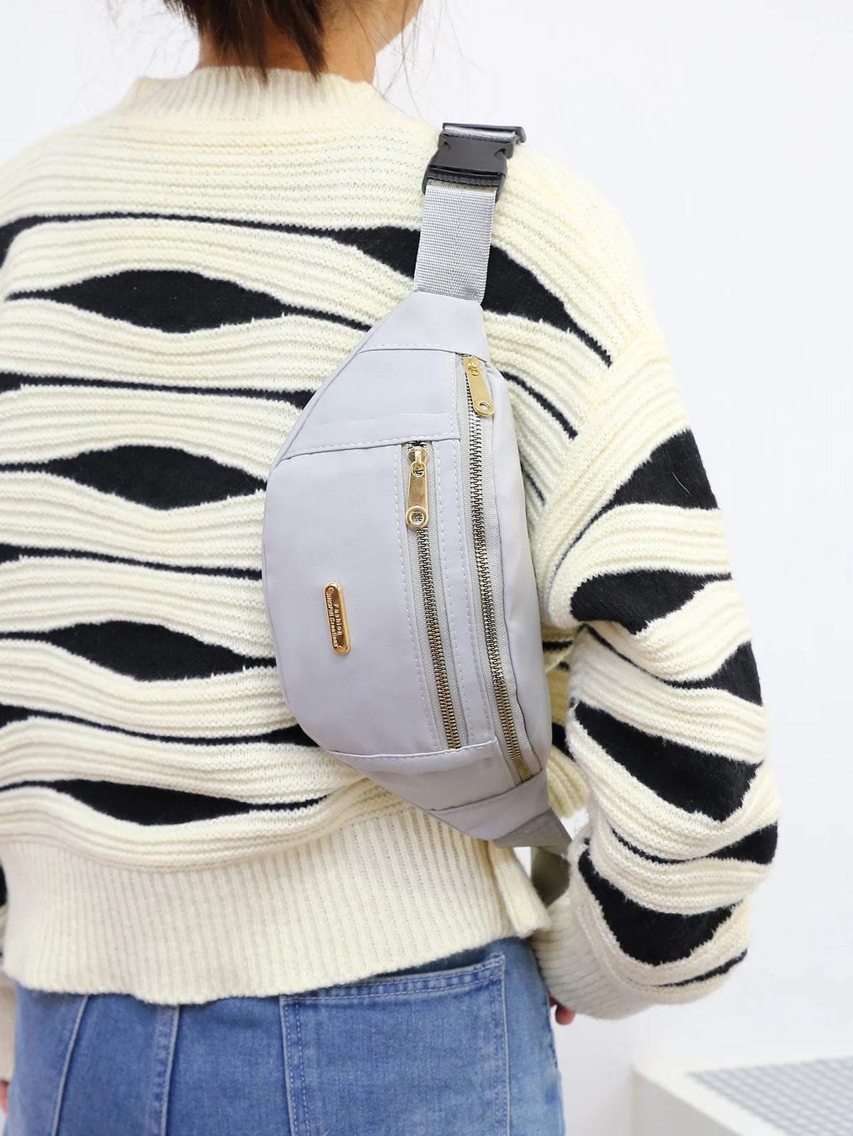 Waterproof Nylon Waist Pack with Adjustable Strap
