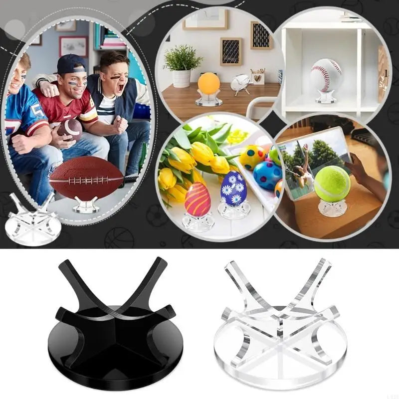 Acrylic Baseball and Softball Display Stand Rack for Sports Collectibles