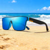 Classic Square Sunglasses with UV400 Protection