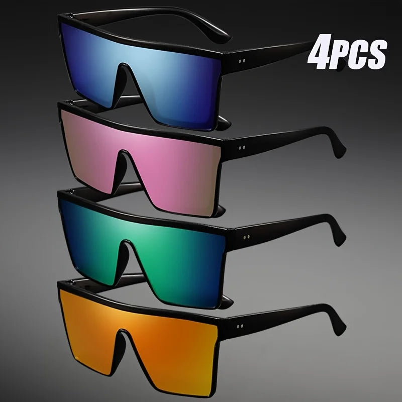 Oversized One-Piece Sunglasses for Men and Women