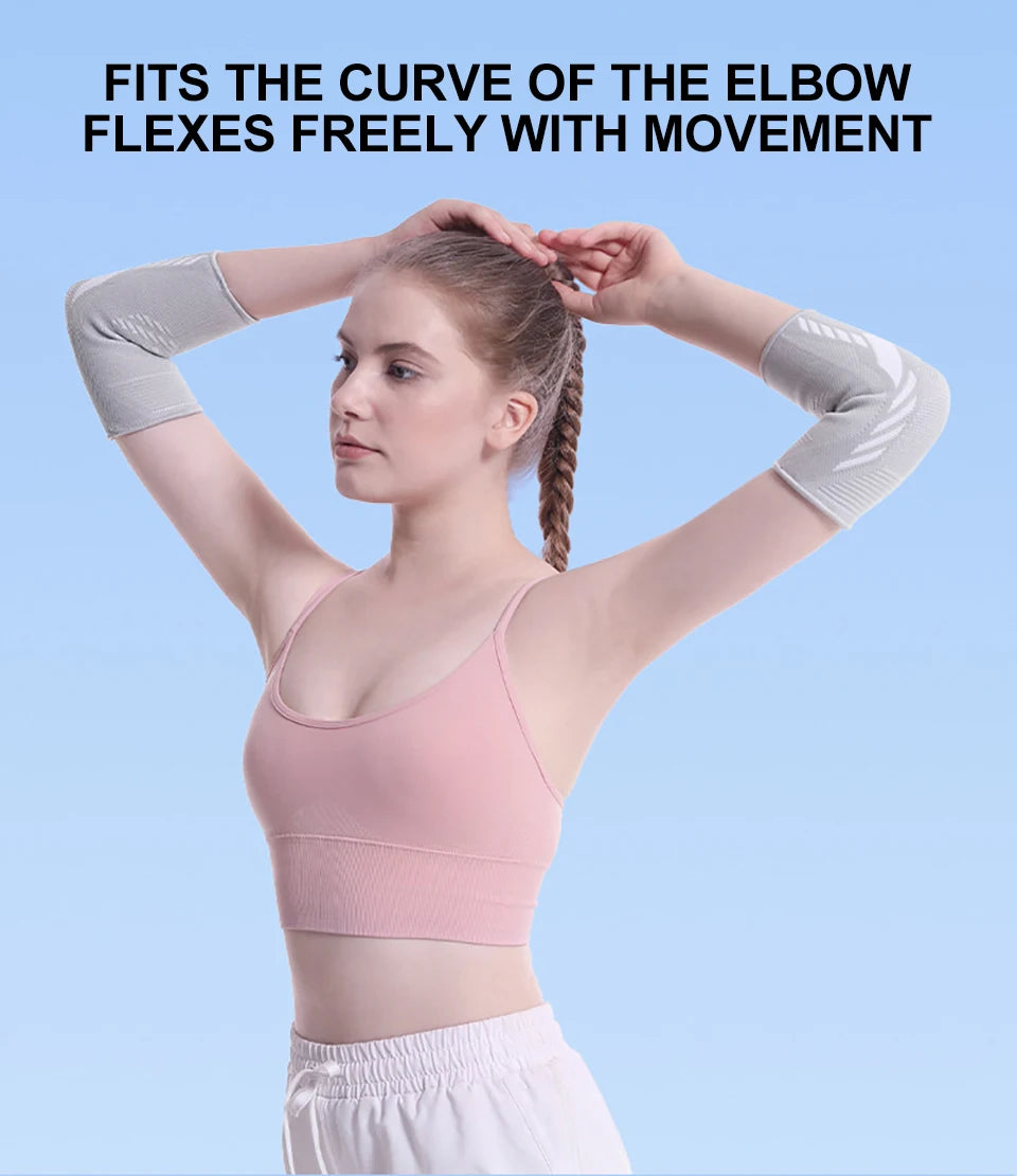 Elastic Elbow Support Sleeve for Sports and Gym
