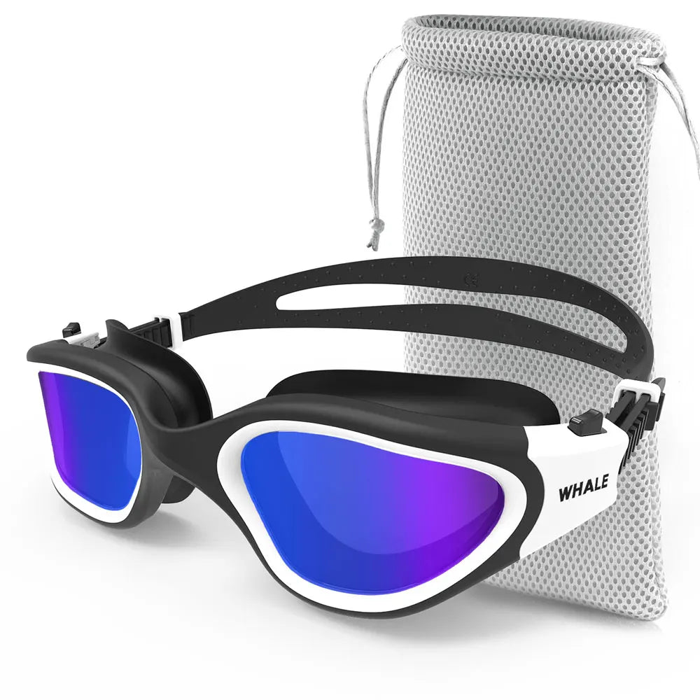 Polarized Anti-Fog Swimming Goggles for Adults