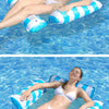 Striped Inflatable Pool Hammock for Adults